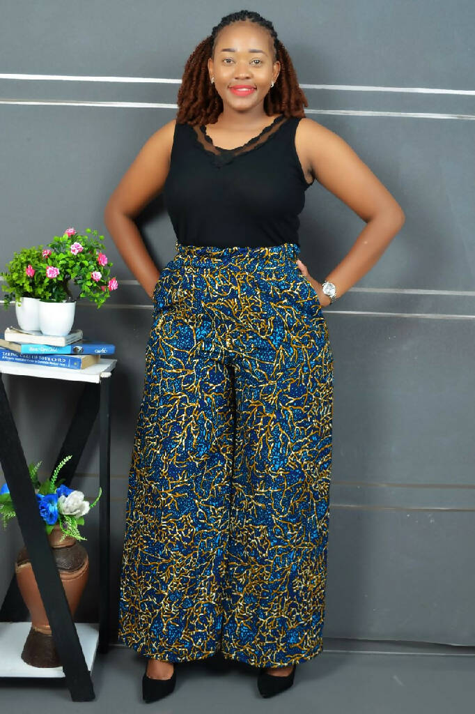 Ankara Palazzo Pants Suit