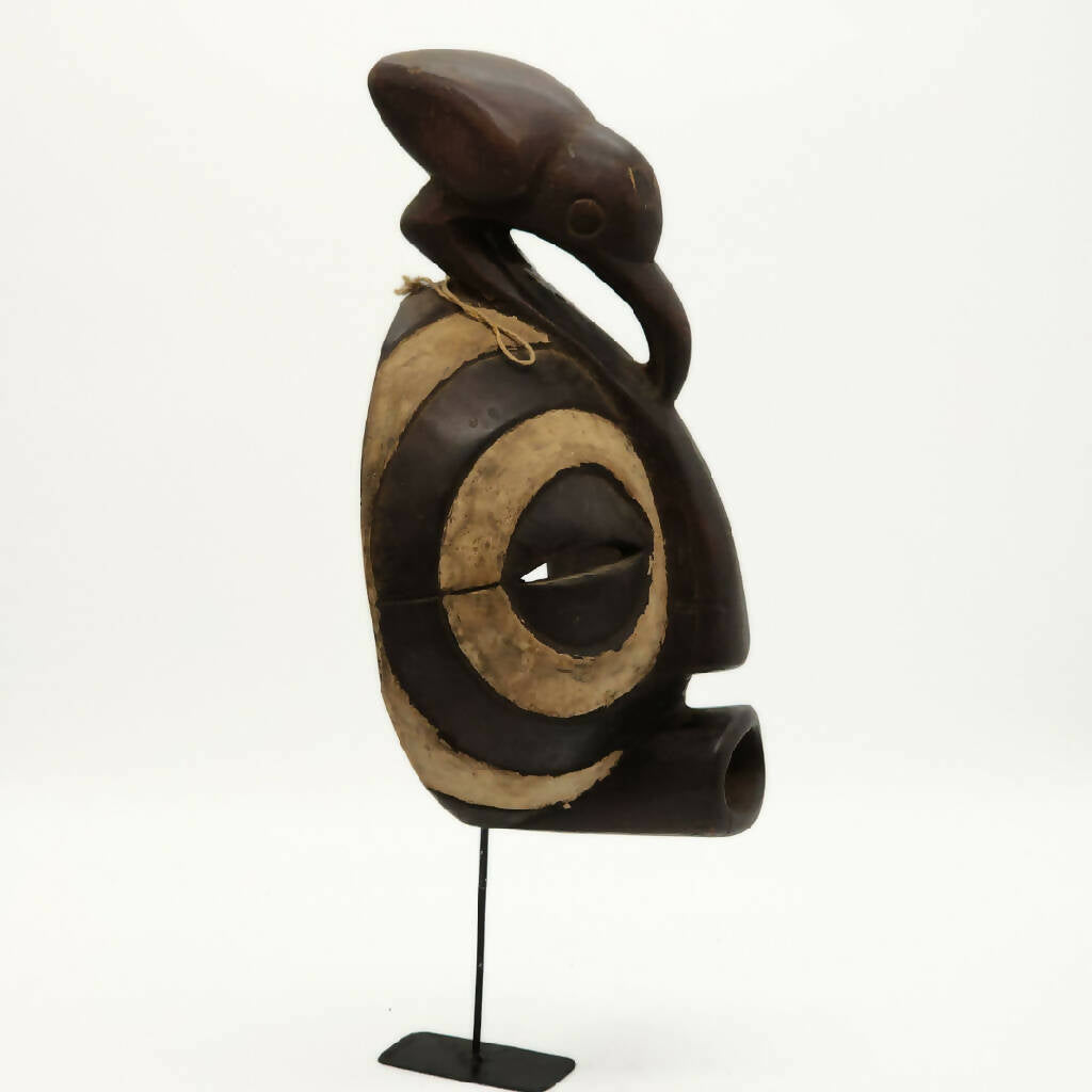 kifwebe Black Bird mask|Luba African Mask