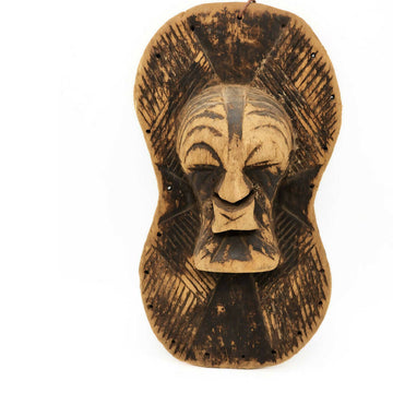 Traditional Lion Mask|Brown Mask | Chokwe Mask