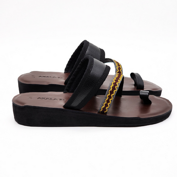 Trago Wedge Slip-on | Women Leather Sandals