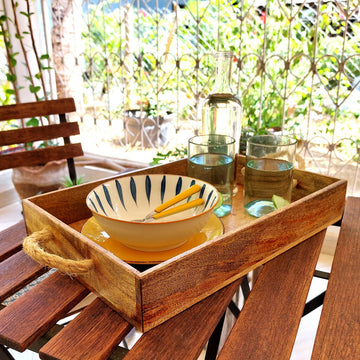 Simply Soso Design I Handcrafted I Large Wooden Classic Tray