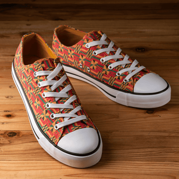 Kente Canvas | African Print Shoes
