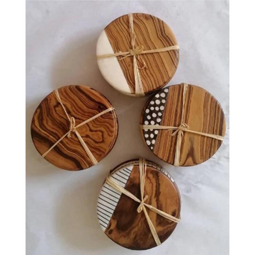 Wooden coasters (set of 4)