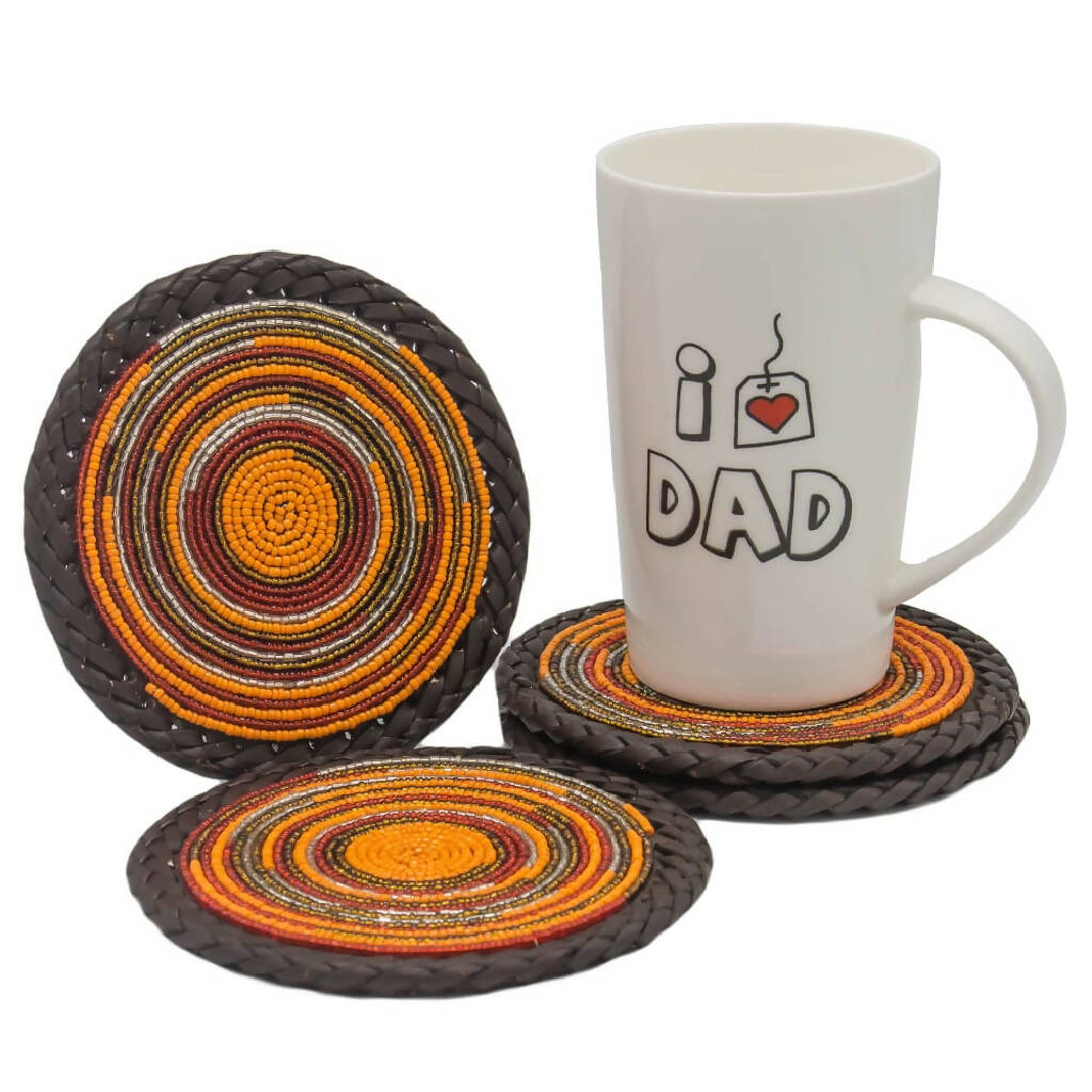 Beaded Coasters