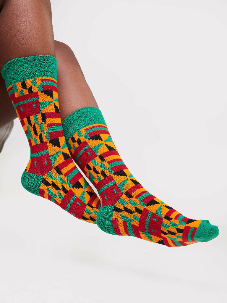 Kente Socks