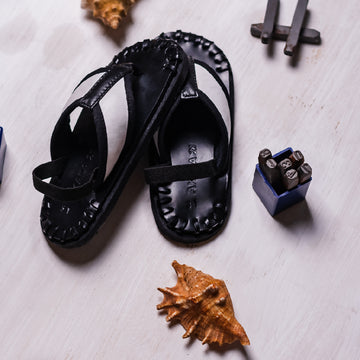 Trago leather Flip flops| Toddlers & Kids Sandals With Secure Straps
