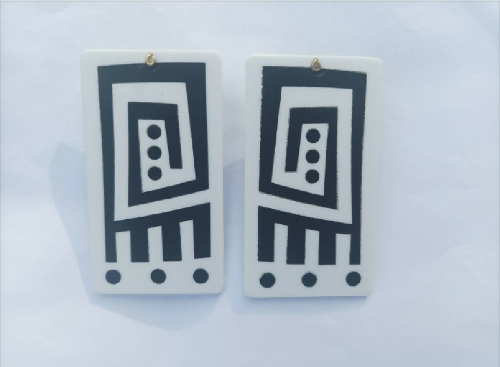 Tribal style earrings