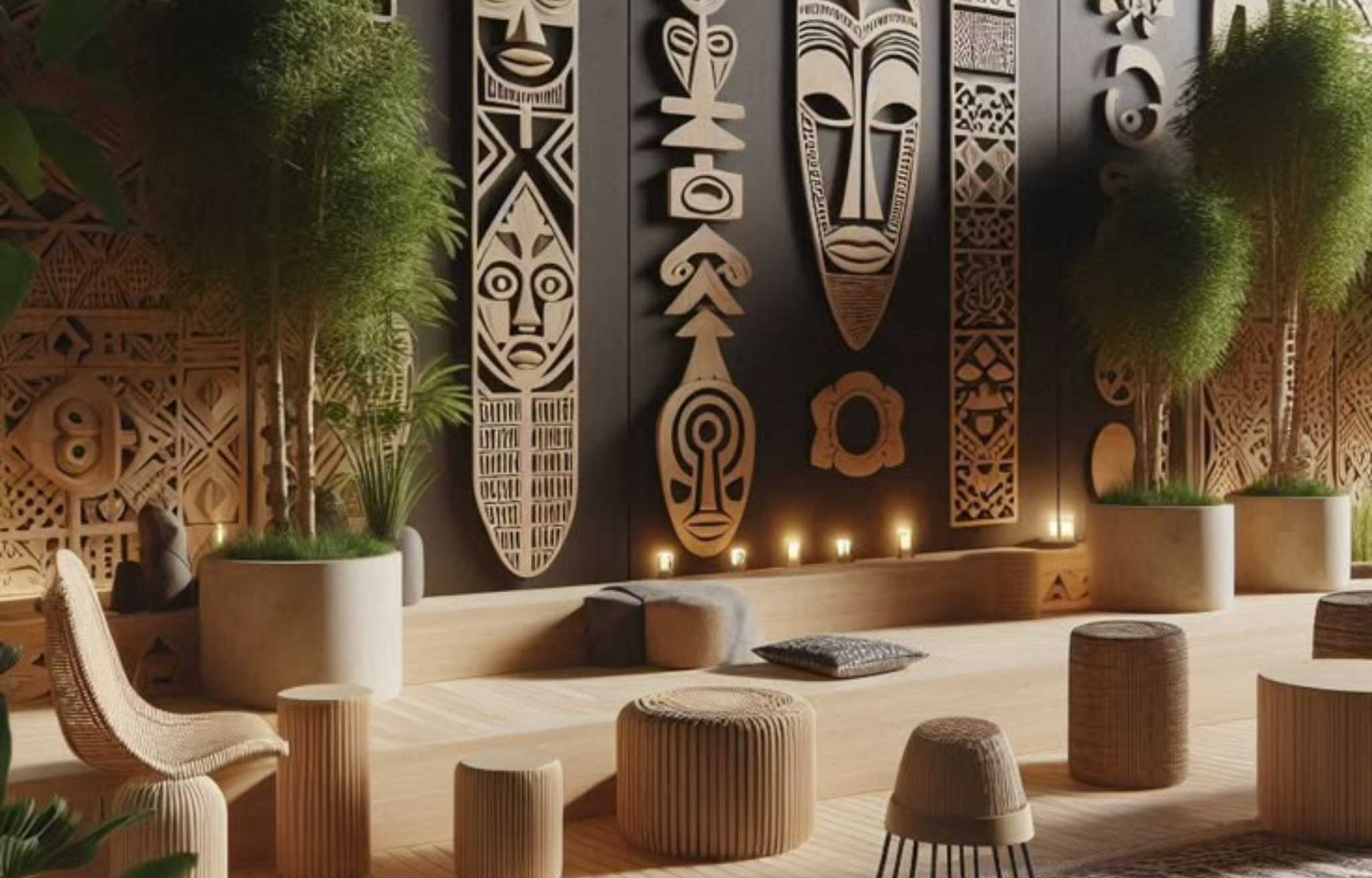 From Lobby to Guest Room: Integrating African Artifacts into Hotel Design