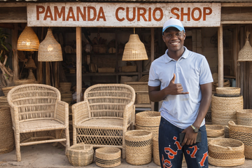 Weaving Heritage into the Home: Innocent’s Journey with Pamanda Curio Shop