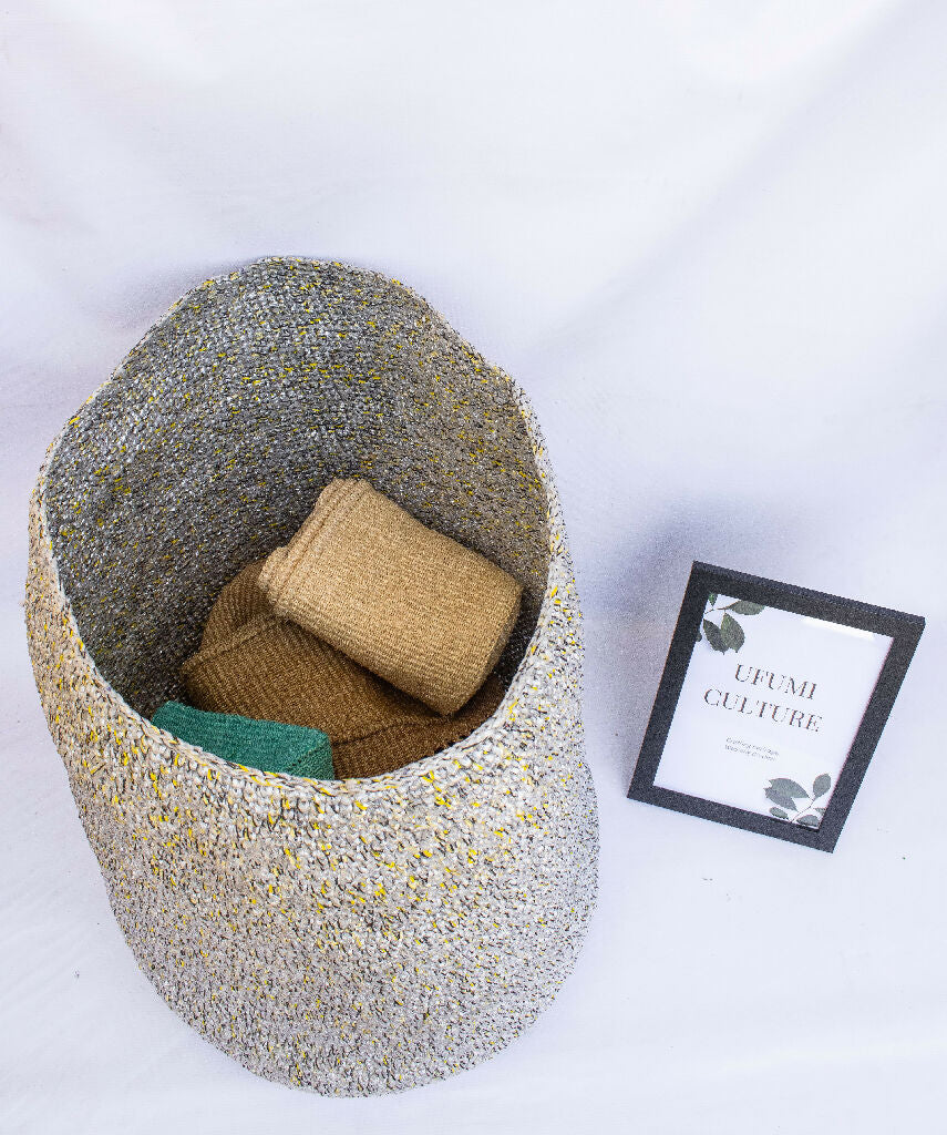 Recycled Plastic Paper Laundey basket. 1