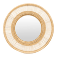 Handcrafted Malawi Cane Mirror - Mawu Africa