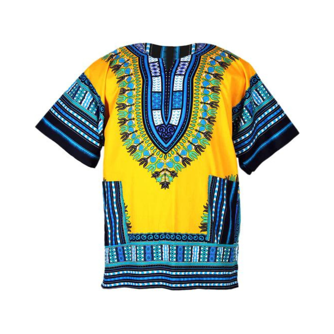 Yellow Dashiki shirt | African Shirt