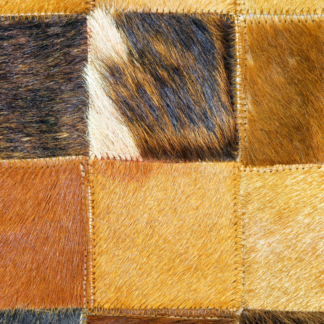 Cow hide Rug | Brown & Black - Mawu Africa