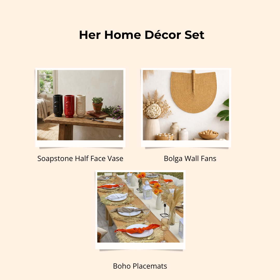 Her Home Decor Gift Set | Gifts For Her | Mother's Day Gift - Mawu Africa