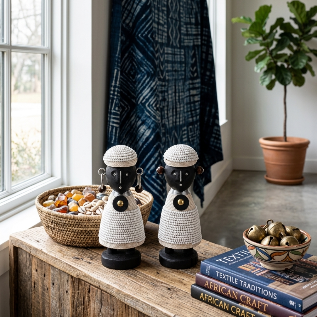 Decorative Namji Dolls | White & Black