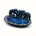 Tri Blue Soapstone Bowl - Mawu Africa