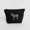 Zebra make up pouch