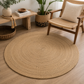 Liyambo Round Sisal Rope Rug - Mawu Africa