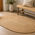 Liyambo Oval Sisal Rope Rug| Sisal Rugs Kenya - Mawu Africa