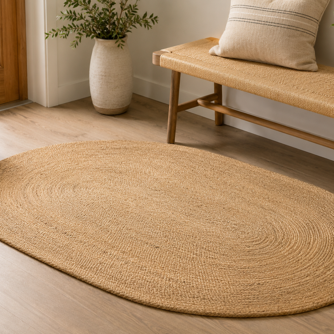 Liyambo Oval Sisal Rope Rug| Sisal Rugs Kenya - Mawu Africa