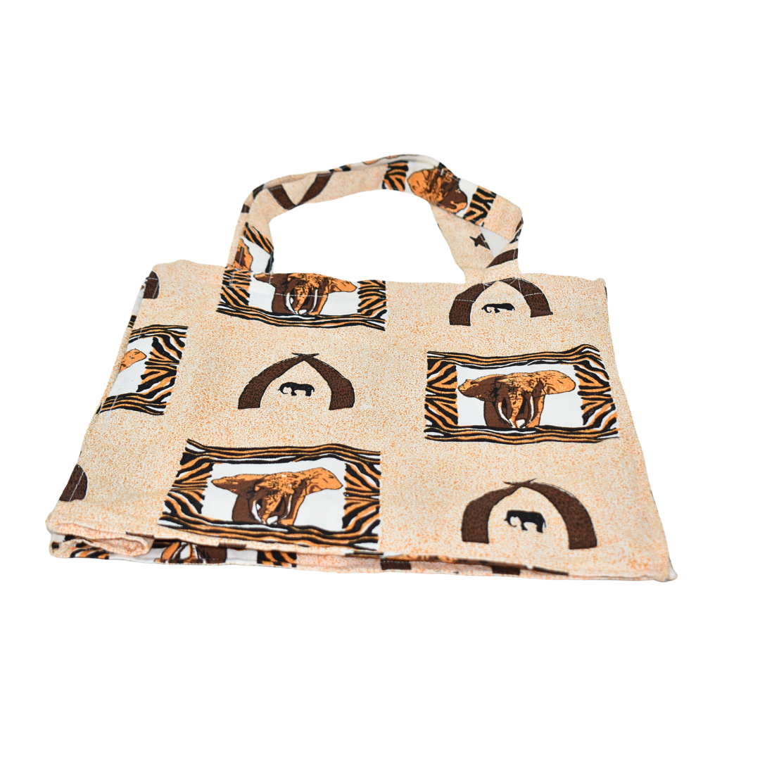 Lightweight Safari Tote bag | Elephant | Shopping Bag