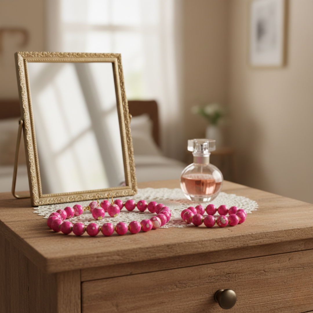 Handmade Jewelry Set | Handmade Clay Jewelry | Elegant Gift Set