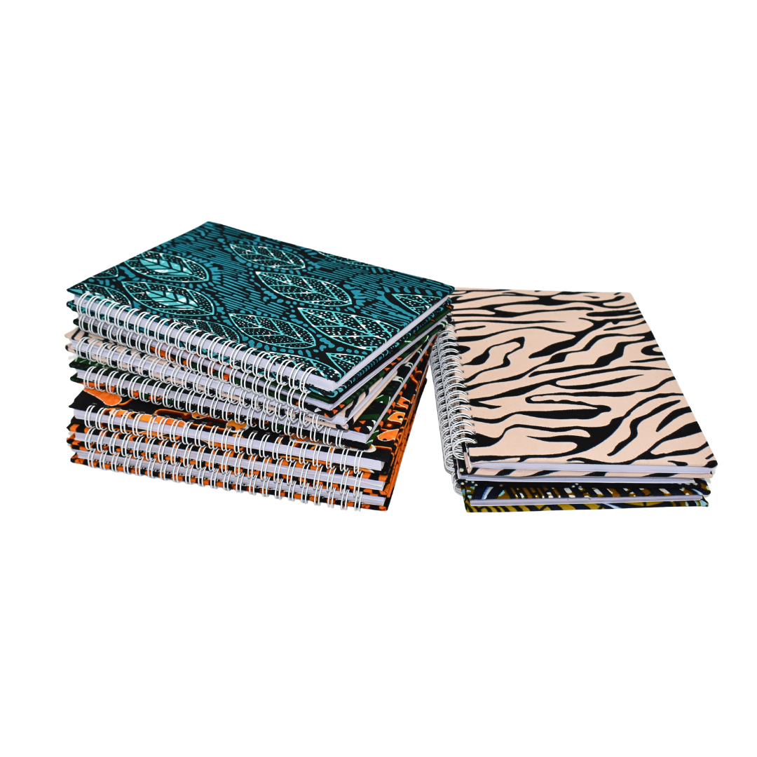 Ankara Notebook | Custom Ankara Notebooks | Corporate Gifts & Events | Logo Branding Available