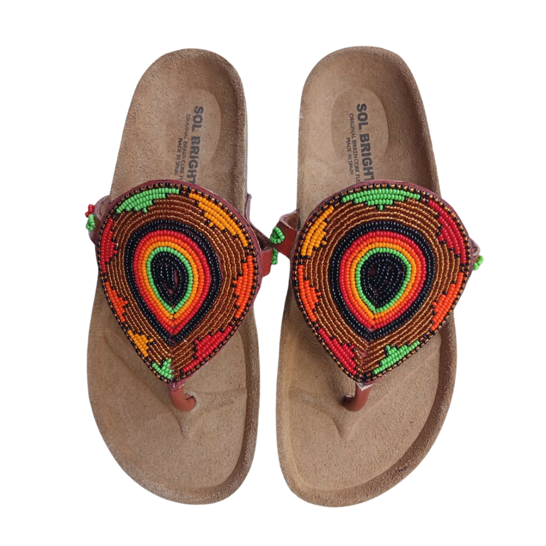 cork sole sandals - Mawu Africa