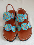 Wedge leather sandals - Mawu Africa