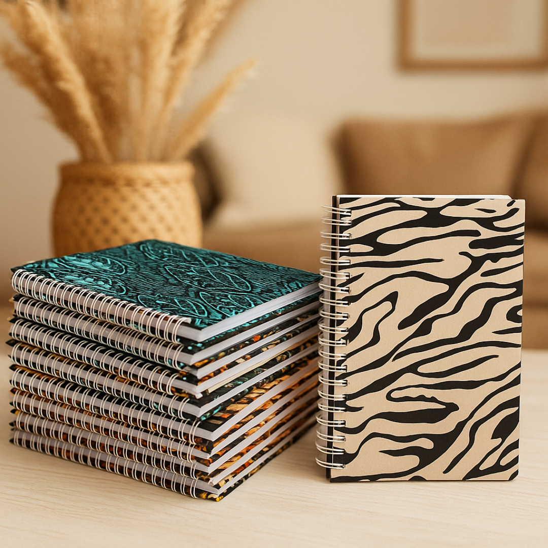Ankara Notebook | Custom Ankara Notebooks | Corporate Gifts & Events | Logo Branding Available