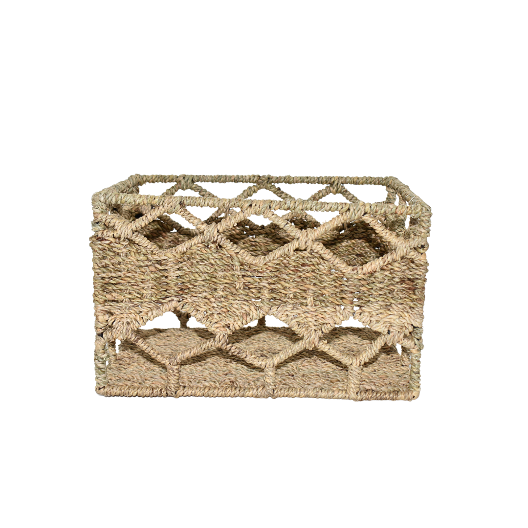 Handwoven Storage Basket - Diamond