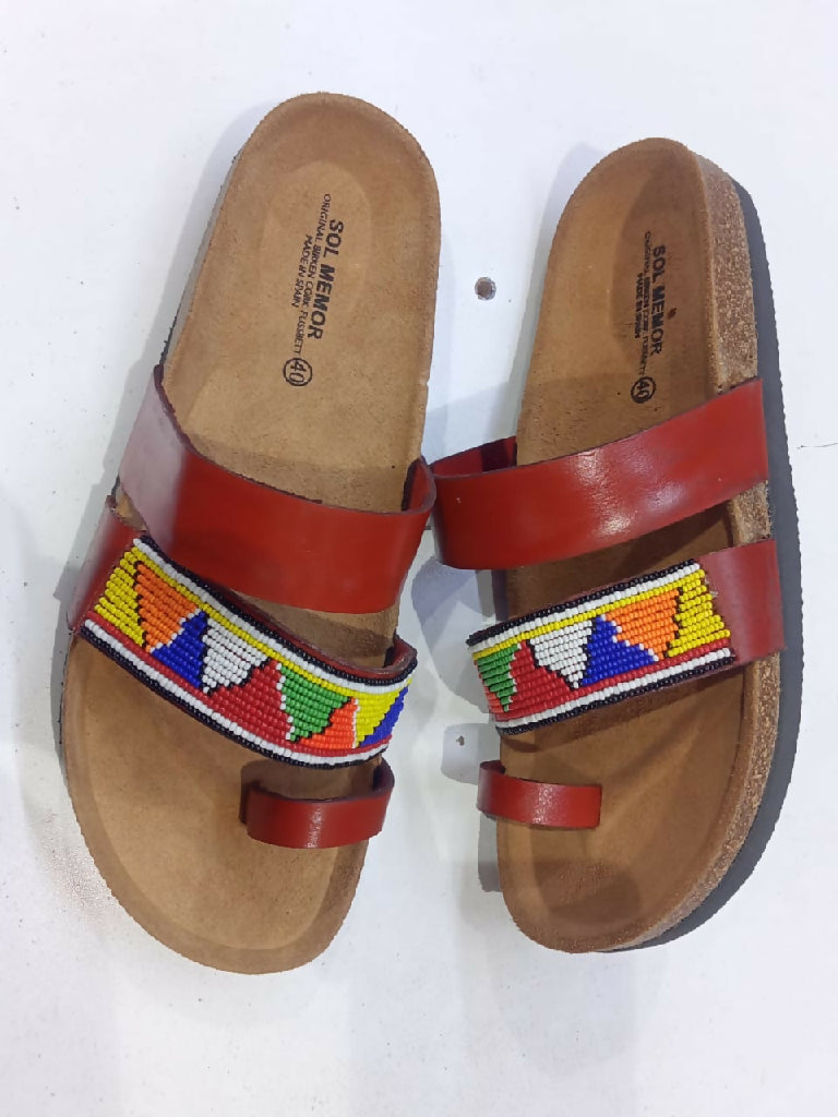 Cork sole sandals - Mawu Africa