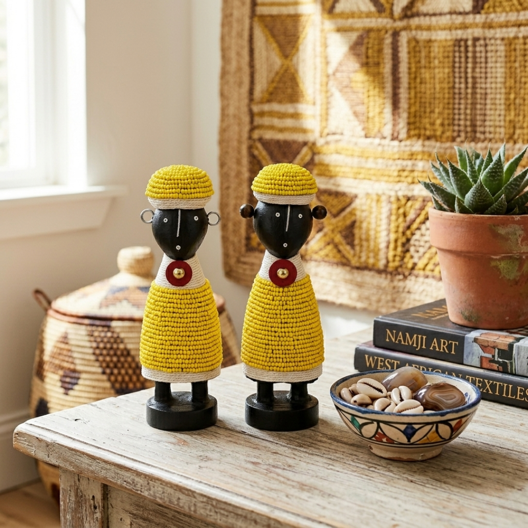 Decorative Namji Dolls | Yellow