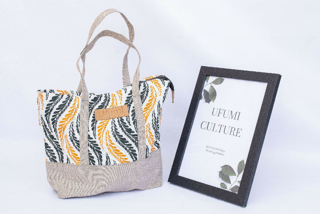 Printed Canvas Tote Bag