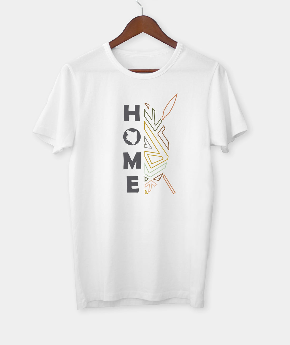 Home T-shirt | Unisex African Print T-shirt