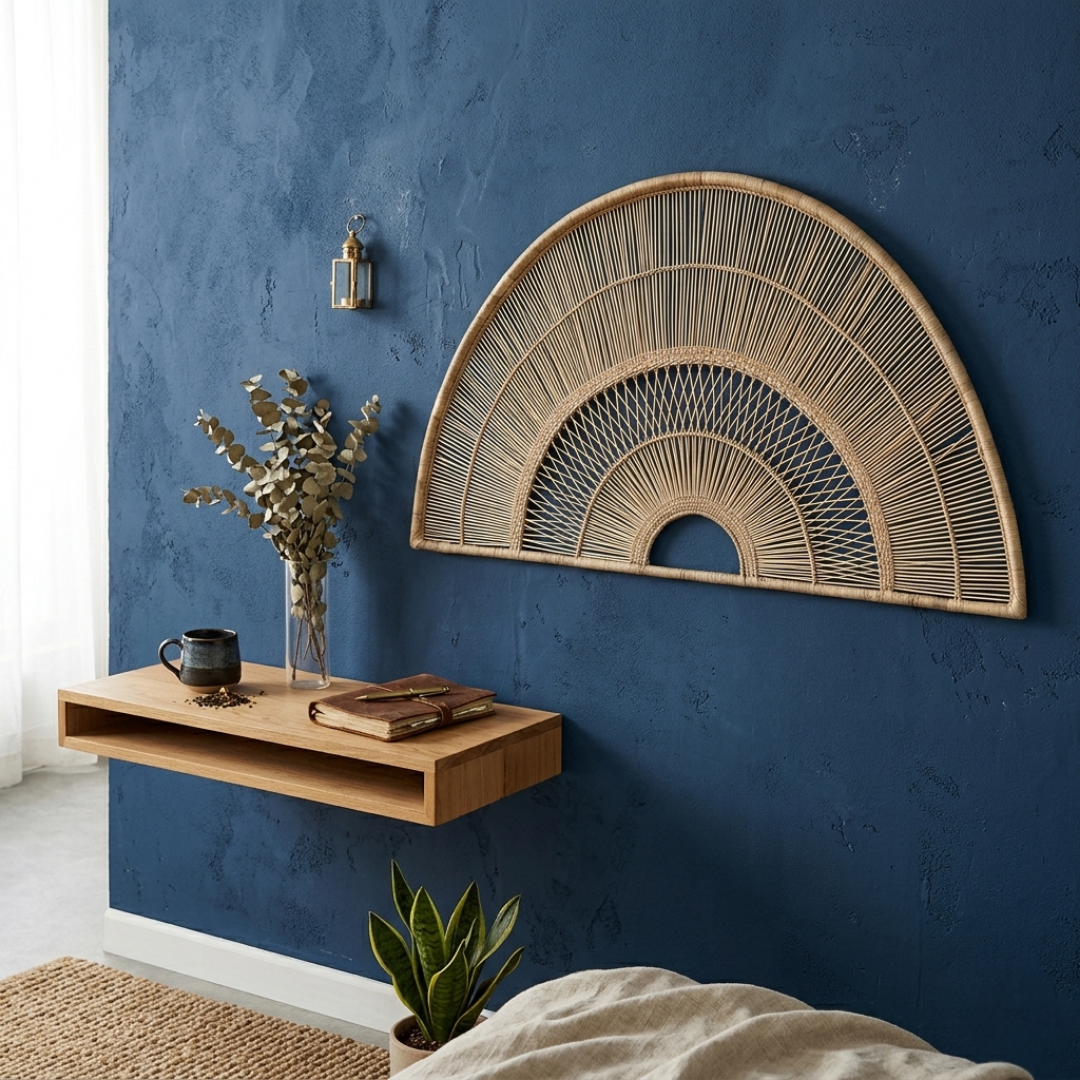 Handcrafted Malawi Wall Decor | Malawi Cane Bed Headboard - Mawu Africa