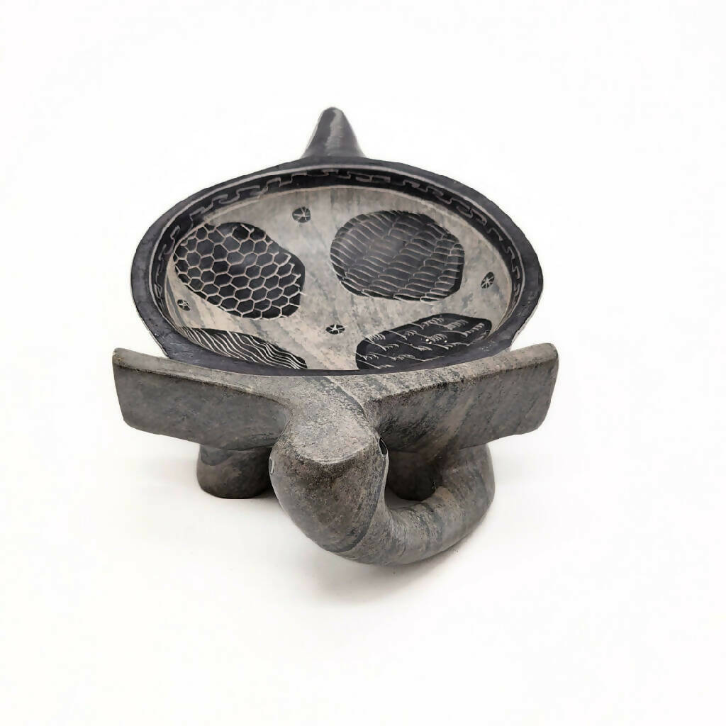 Turtle Soapstone Bowl|African Soapstone Bowl - Mawu Africa