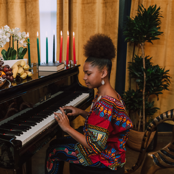 Red Dashiki shirt | African Shirt