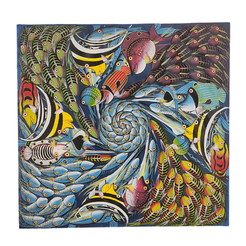 Mixed Fish Tingatinga Painting