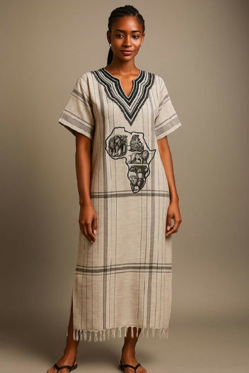 African Kikoi Dress