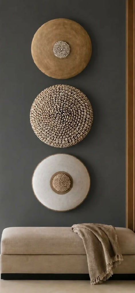 Handmade Beaded Cameroon Shield/ African Wall Décor