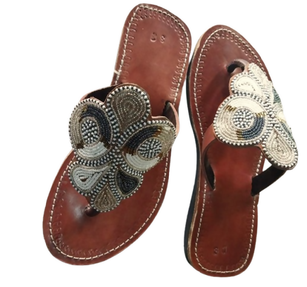 Ladies Classy Leather Handmade Slip-ons - Mawu Africa