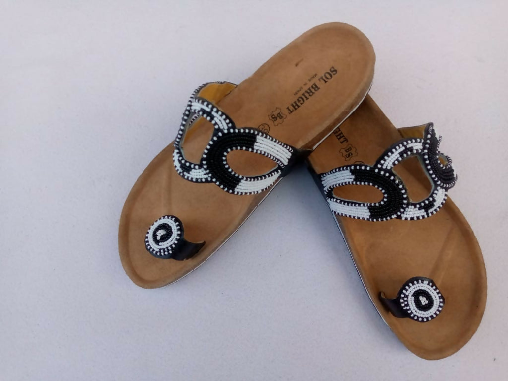 Ladies' Curated Cork Sandals - Mawu Africa