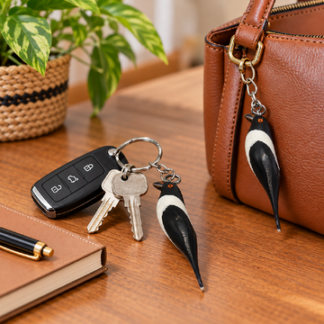 Handcrafted Wooden Bird Key Holders – Kenya