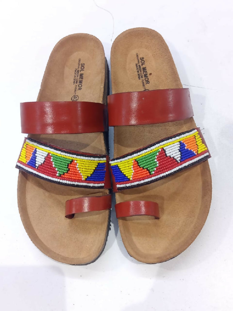 Cork sole sandals - Mawu Africa