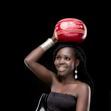 Half-Cut Decorative Gourds with traditional patterns