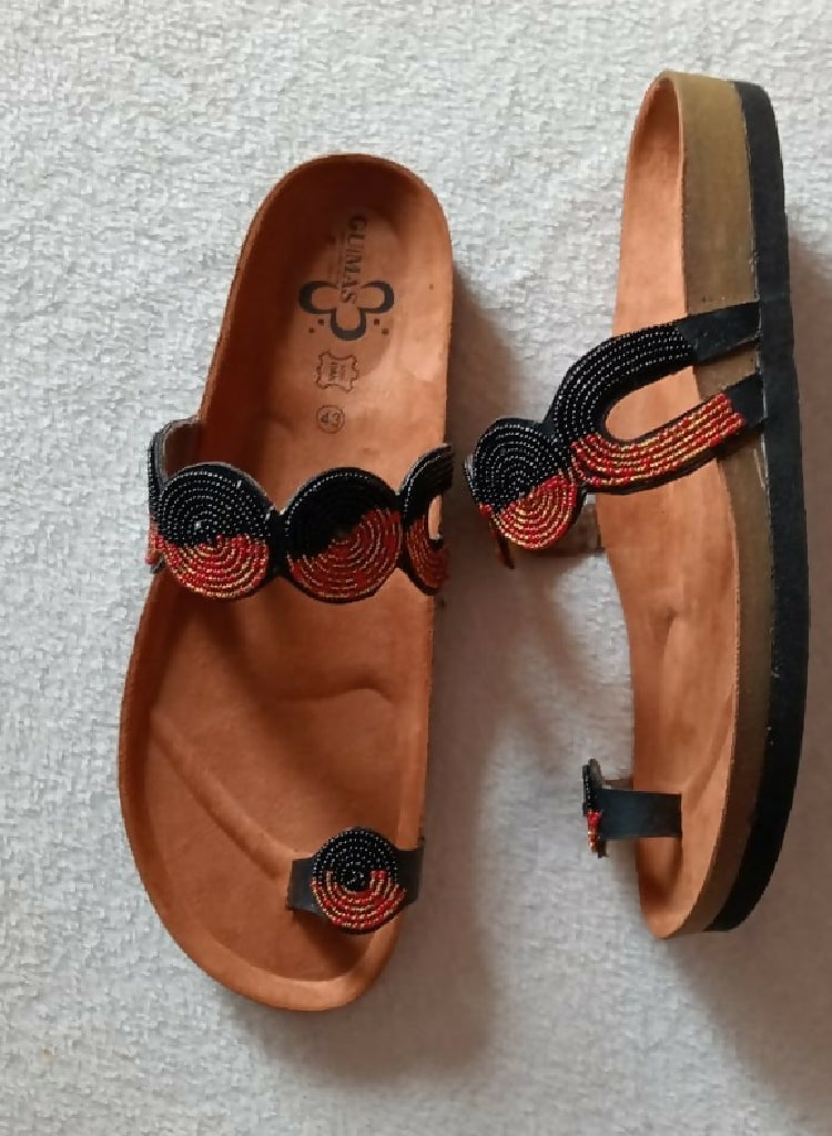 cork sole sandals - Mawu Africa