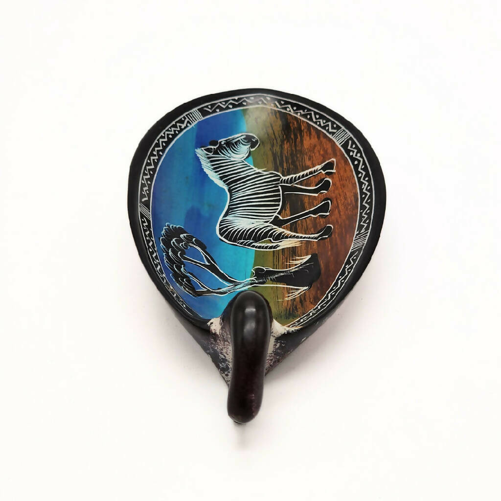 Zebra Soapstone Bowl| African Zebra Print Soapstone - Mawu Africa