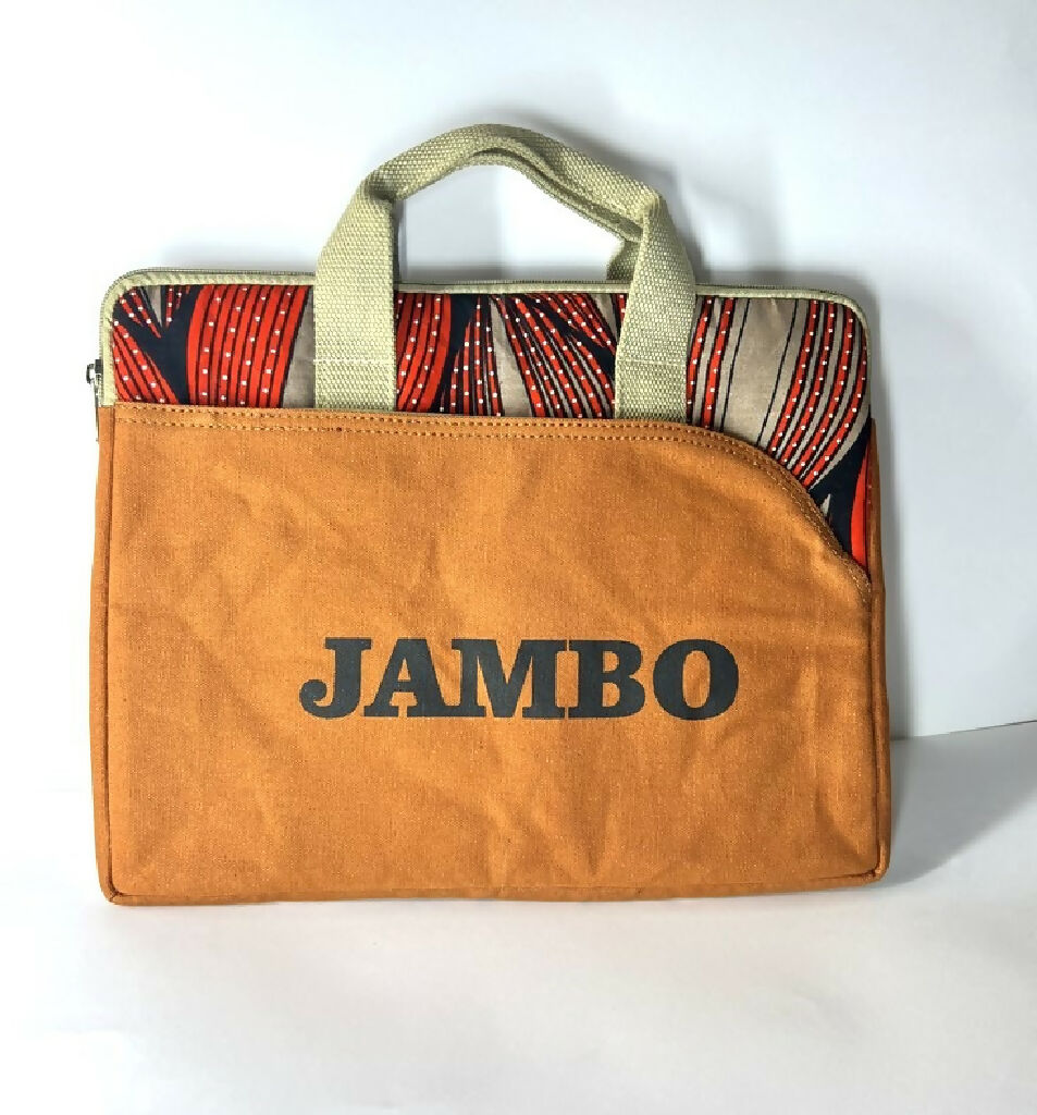 Jambo Register Notebook Jambo Laptop Sleeve Canvas – Mawu Africa