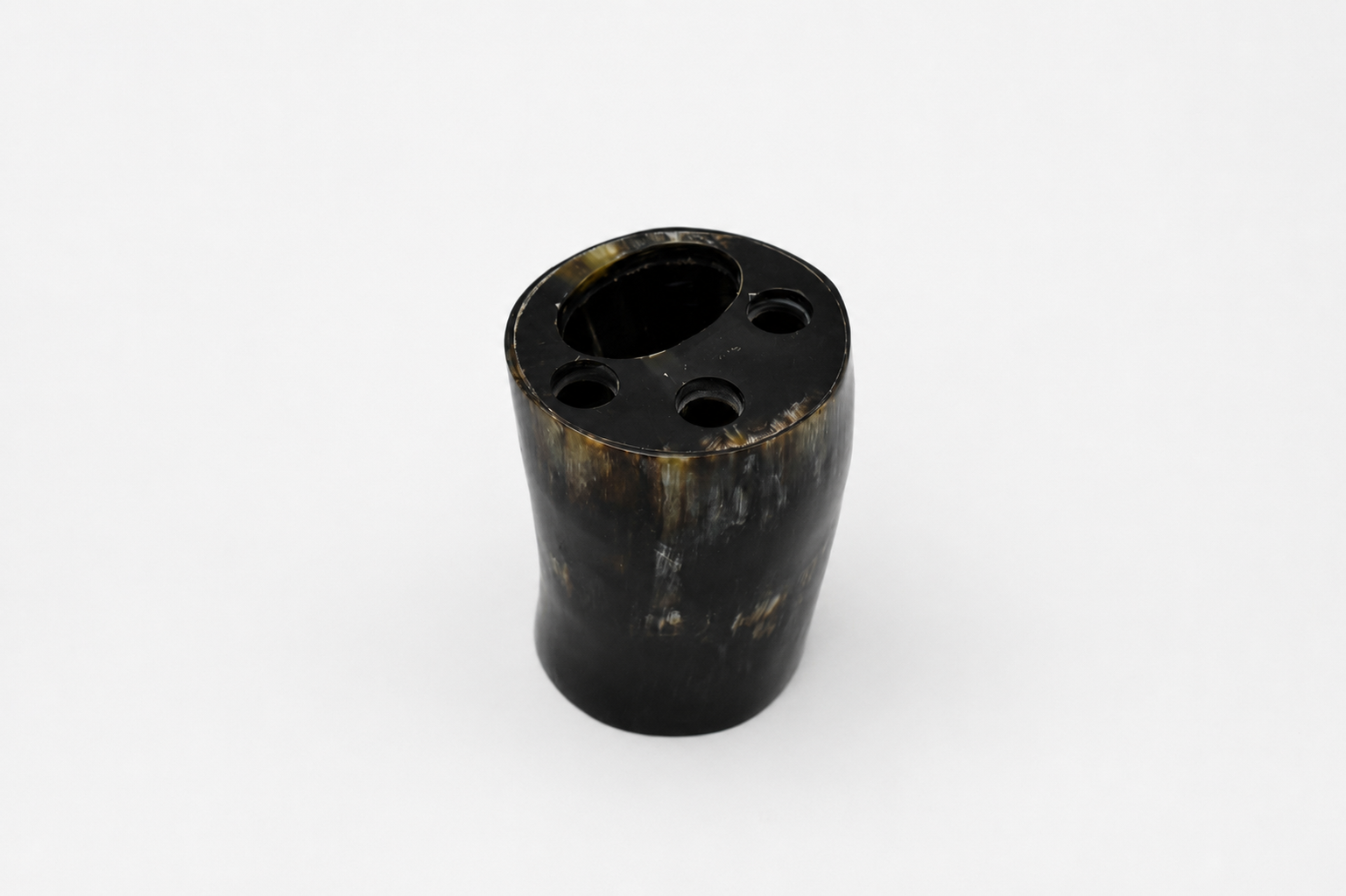 Recycled Horn Toothbrush Holder | Eco-Friendly Handcrafted | Mawu Africa